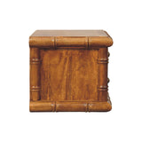 Bamboo Bedside in Amber Oak Finish