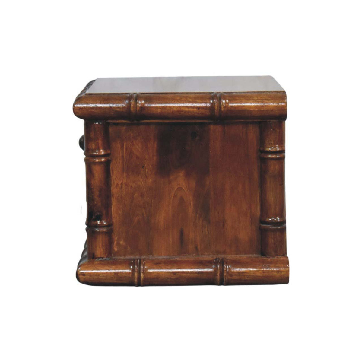 Bamboo Two Drawer Wall-Mounted Bedside