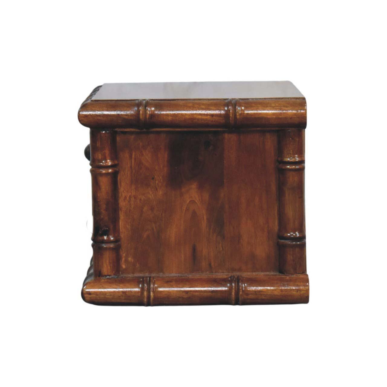 Bamboo Two Drawer Wall-Mounted Bedside