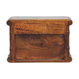 Bamboo Two Drawer Wall-Mounted Bedside