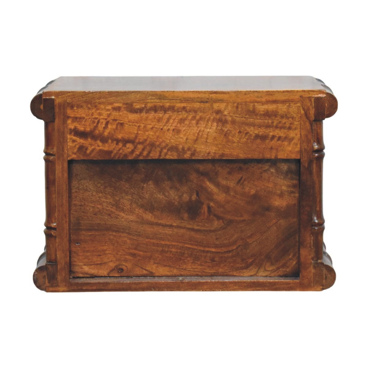 Bamboo Two Drawer Wall-Mounted Bedside