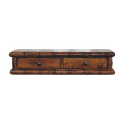 Bamboo Two Drawer Console Table