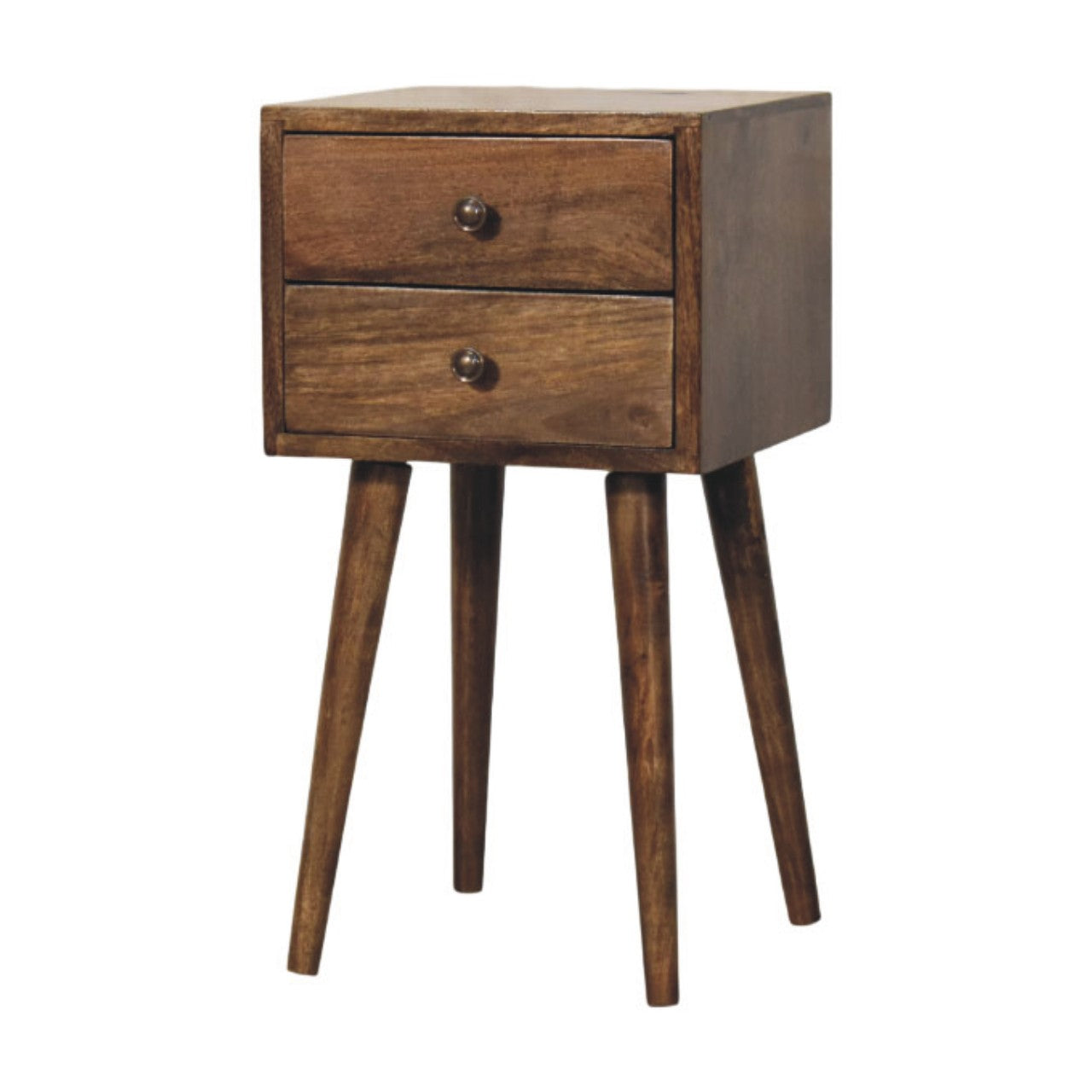 Nordic 2 Drawer Bedside in Classic Grey