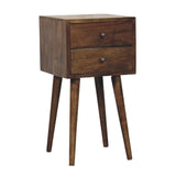 Nordic 2 Drawer Bedside in Classic Grey