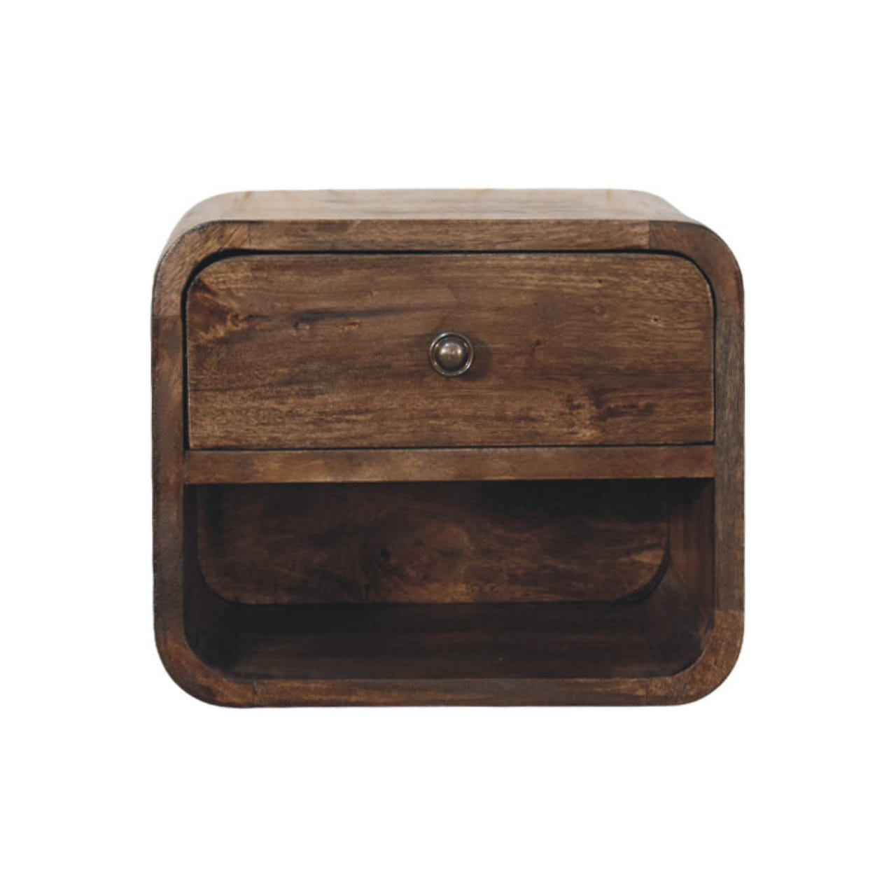 Rounded One-Drawer Nightstand Default Title