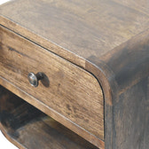 Rounded One-Drawer Nightstand