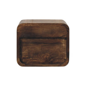Rounded One-Drawer Nightstand