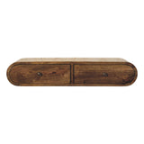Rounded Wall-Mounted Console with 2 Drawers Default Title
