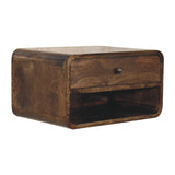 Rounded Edge 1-Drawer Bedside Table