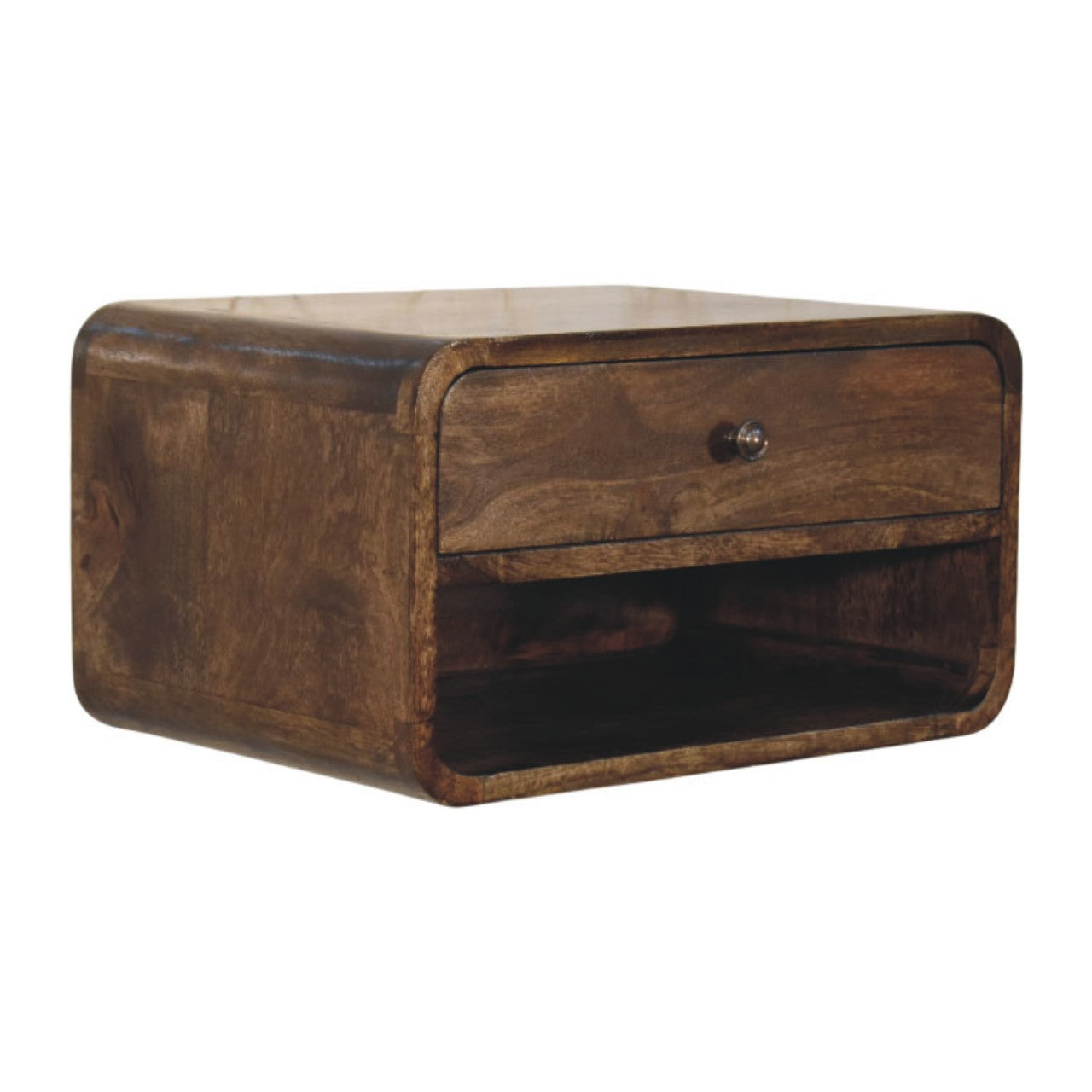 Rounded Edge 1-Drawer Bedside Table