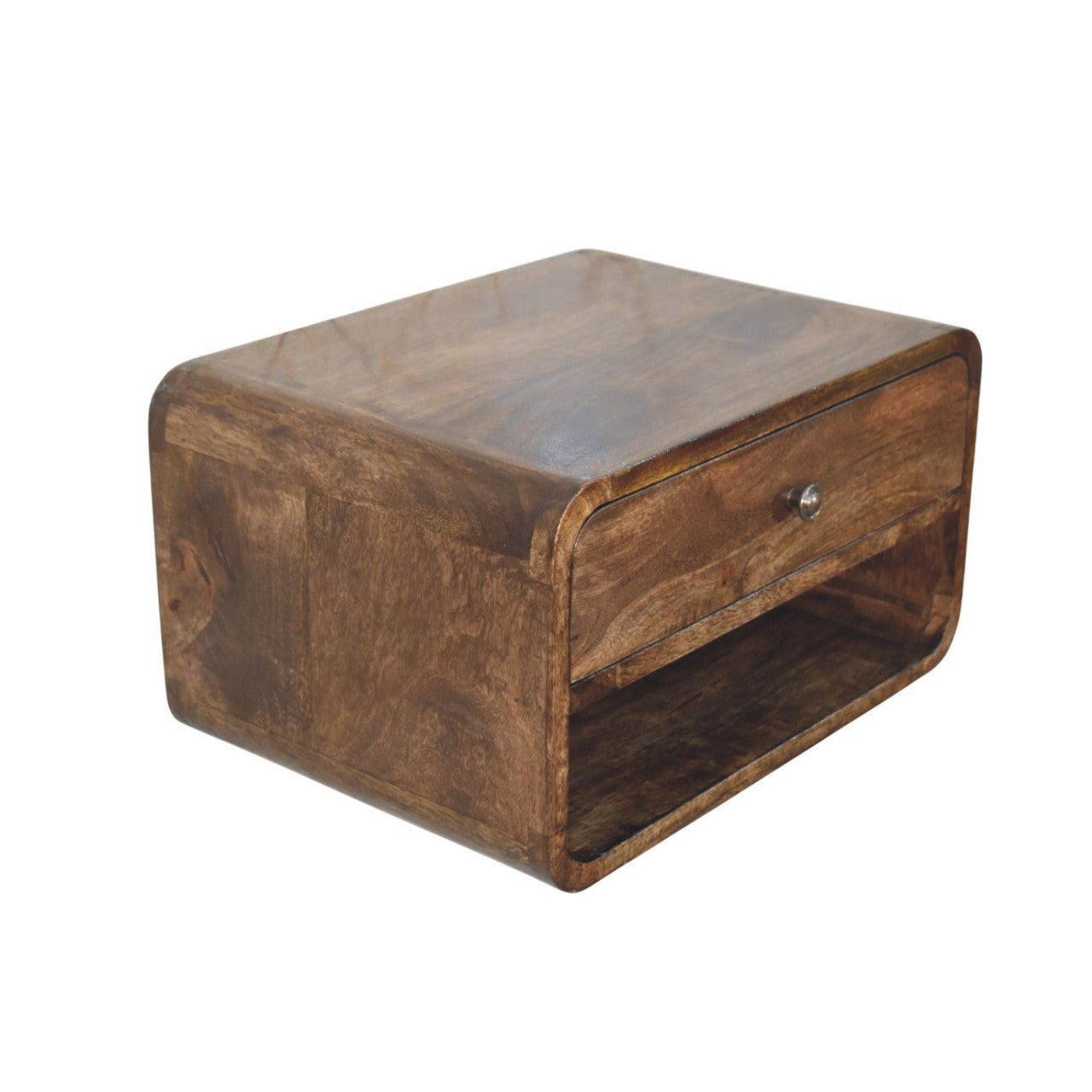 Rounded Edge 1-Drawer Bedside Table