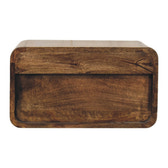 Rounded Edge 1-Drawer Bedside Table