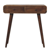 Classic Grey Rounded Console Table Default Title
