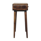 Classic Grey Rounded Console Table