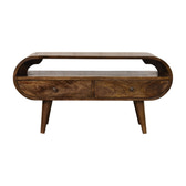 Rounded Edge 2-Drawer Media Unit Default Title