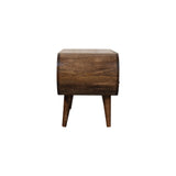 Rounded Edge 2-Drawer Media Unit