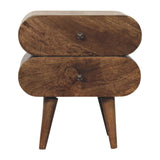 Slimline 2-Drawer Bedside Table Default Title