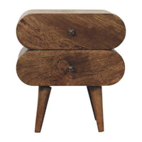 Slimline 2-Drawer Bedside Table