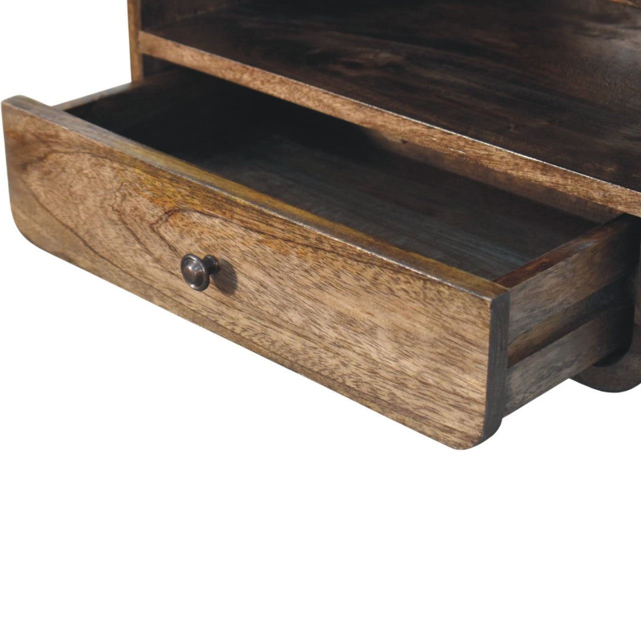 Wall-Mount Open Slot Bedside Table | Wall-Mounted