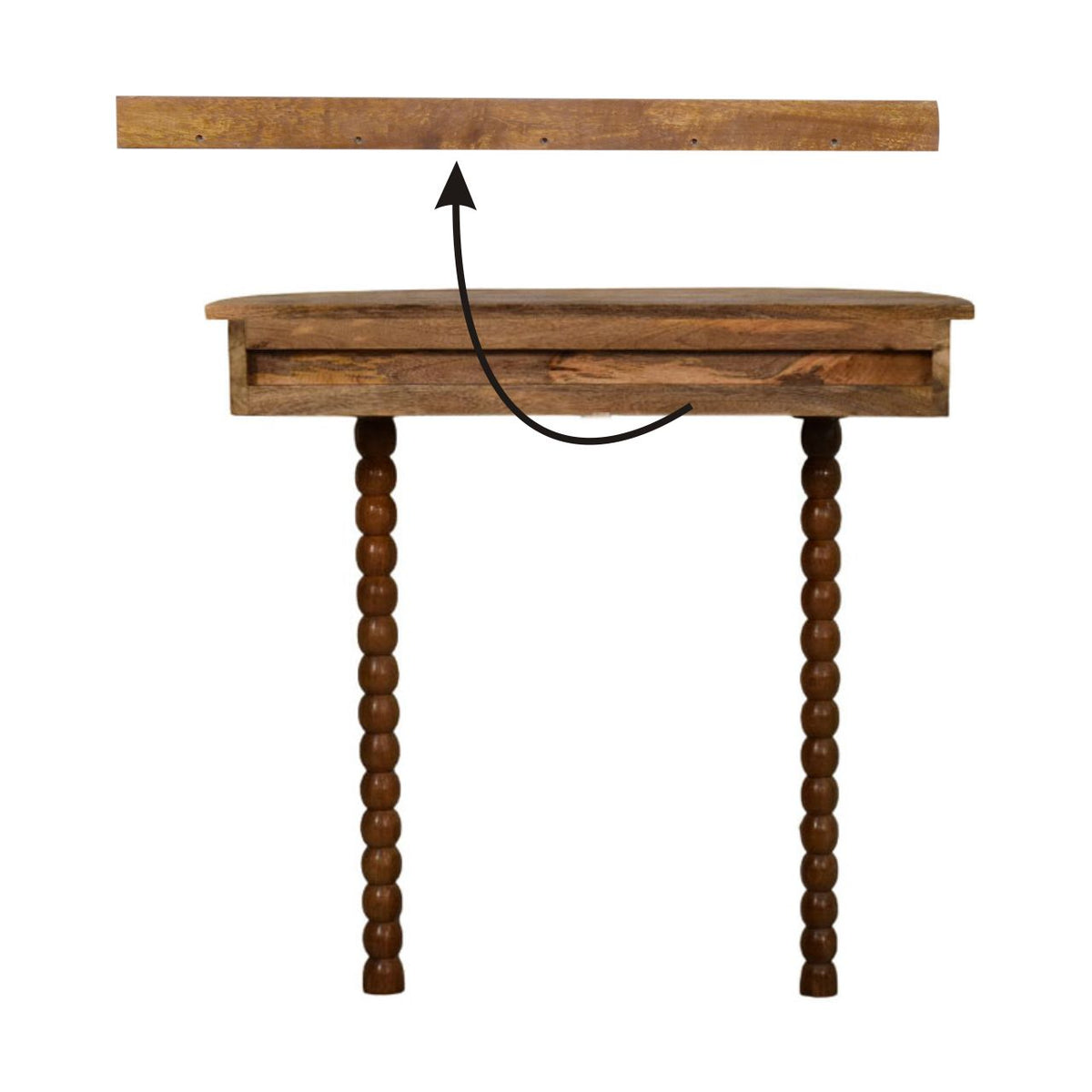 Spindle Radiator Console Table