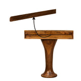 Amber Pedestal Console Table