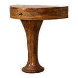 Amber Pedestal Console Table