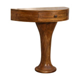 Amber Pedestal Console Table