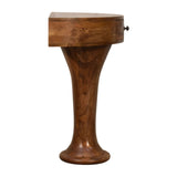 Amber Pedestal Console Table