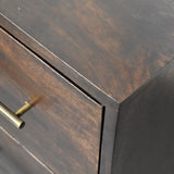 Spindle Mocha Bedside Table
