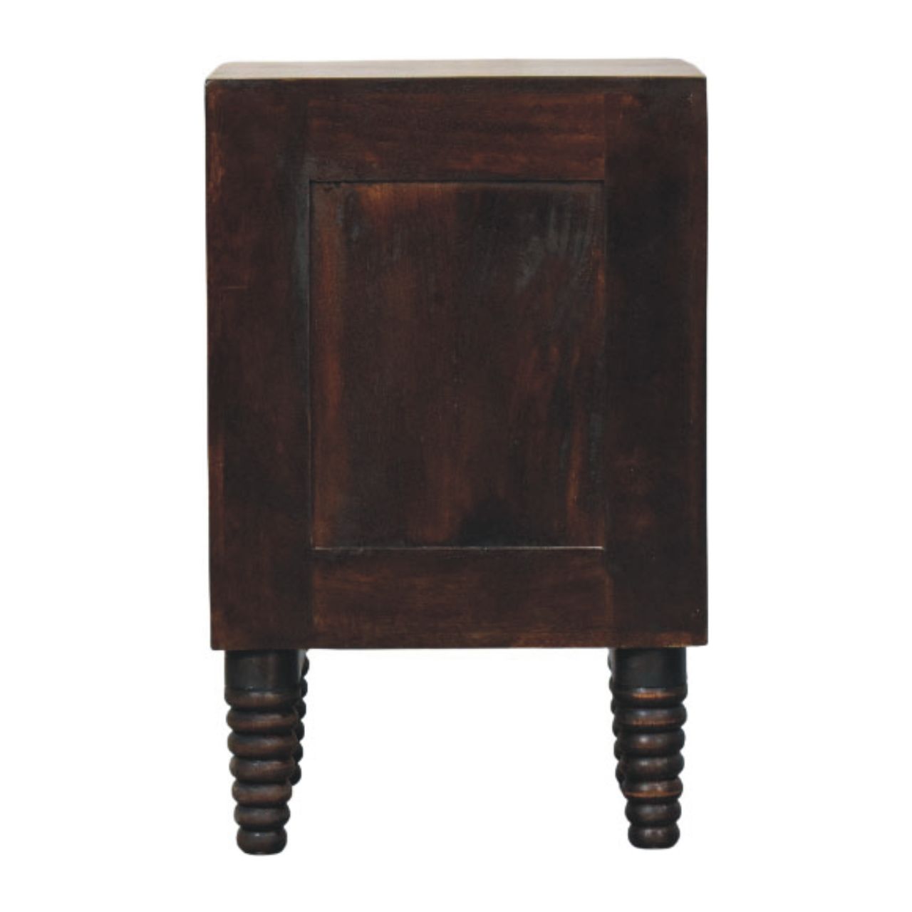 Spindle Mocha Bedside Table