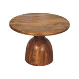 Sculpted Pedestal Coffee Table
