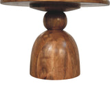 Sculpted Pedestal Coffee Table