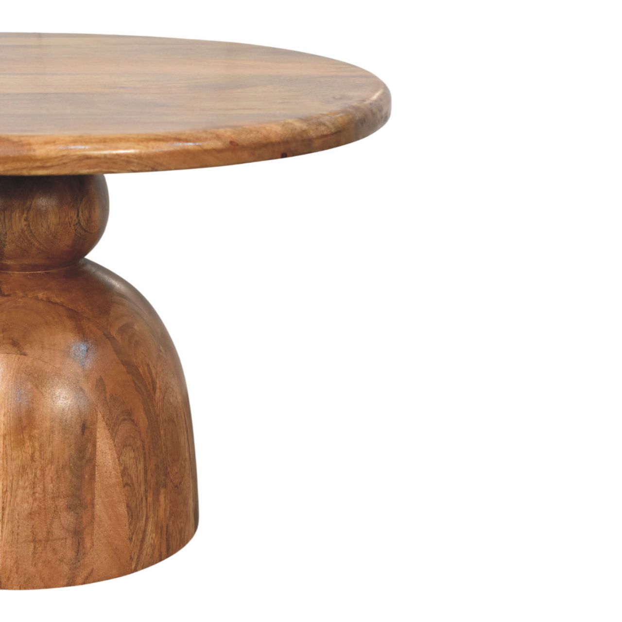 Sculpted Pedestal Coffee Table