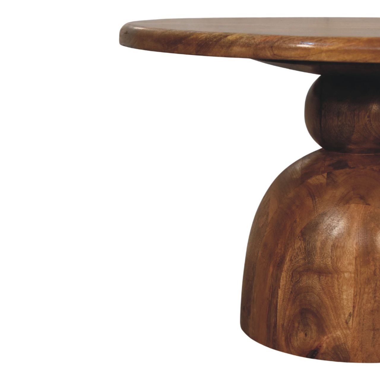 Sculpted Pedestal Coffee Table