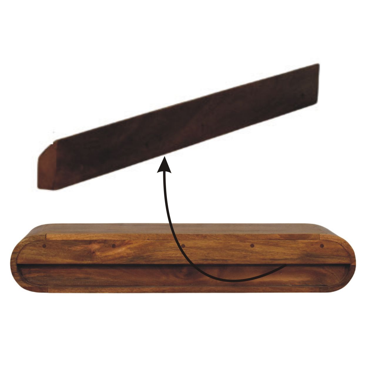 Arc Wall-Mounted Media Console