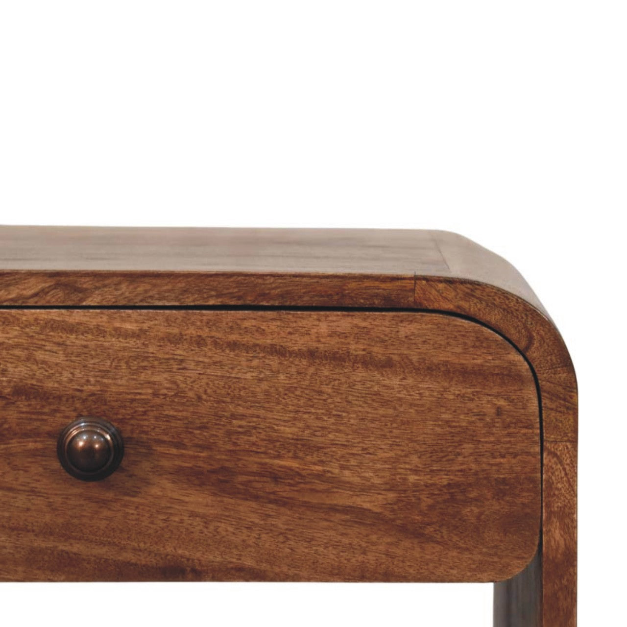 Open Shelf Bedside with Drawer