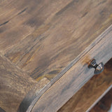 Open Shelf Bedside with Drawer