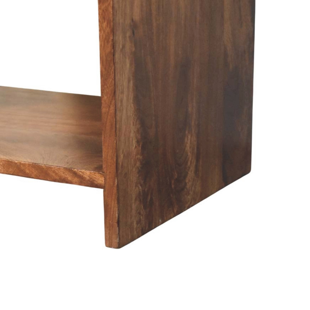 Open Shelf Bedside with Drawer