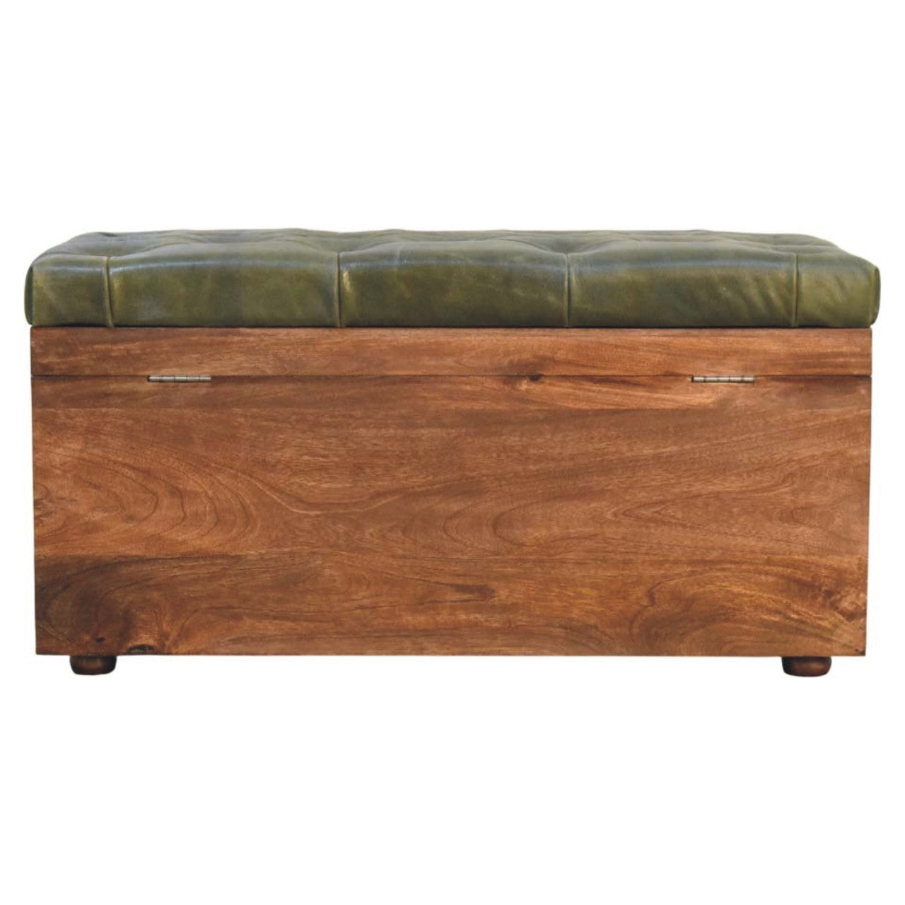 Roasted Almond Storage Trunk Bench
