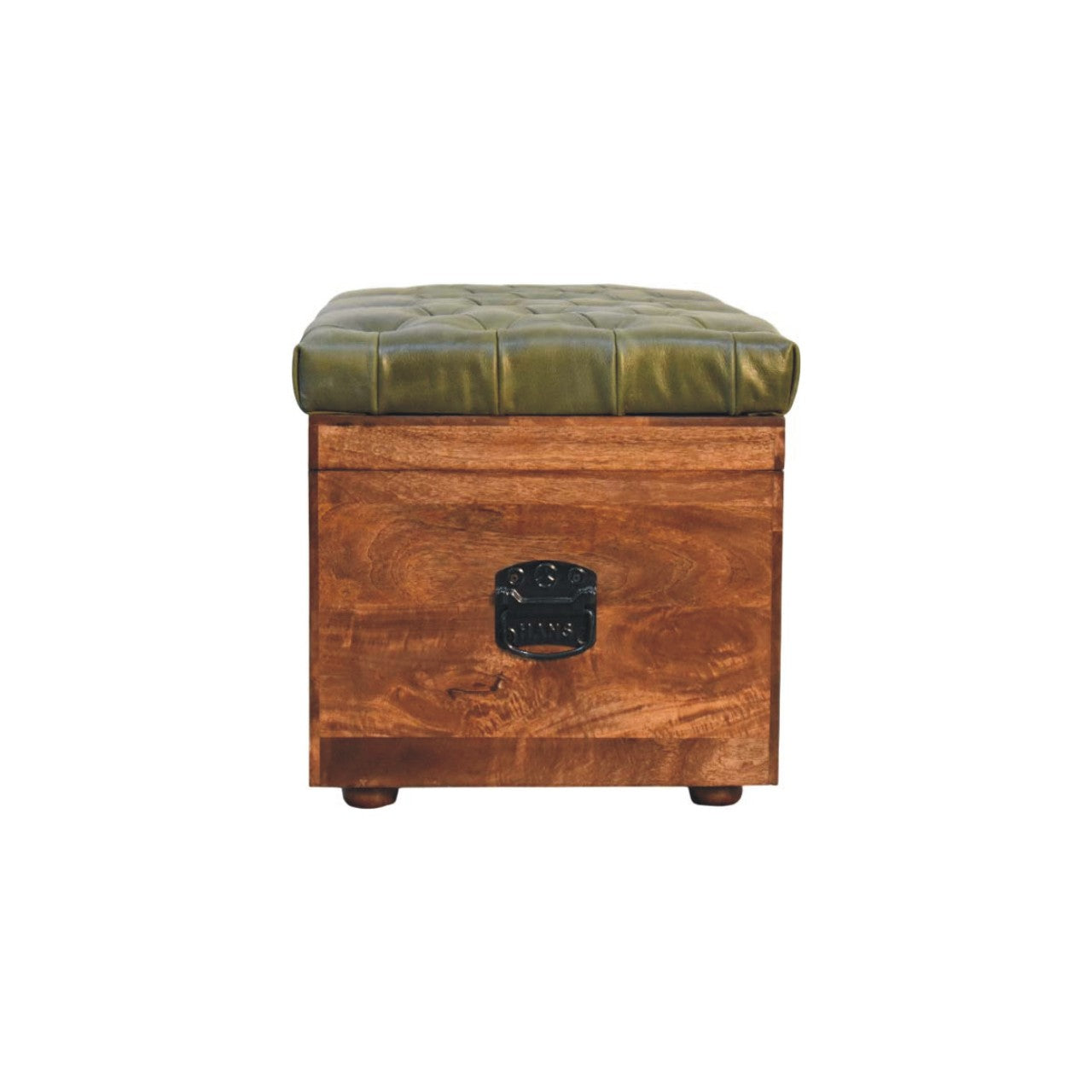 Roasted Almond Storage Trunk Bench