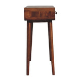 Curved Two Drawer Console Table