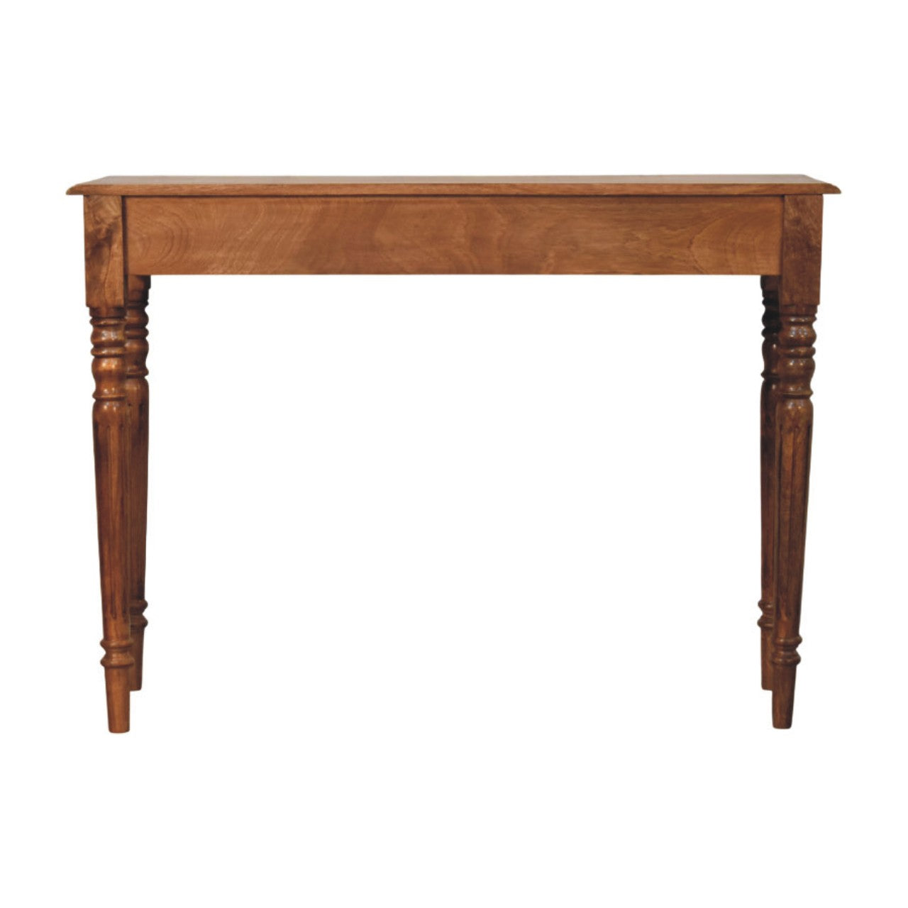 Three Drawer Console with Turned Legs