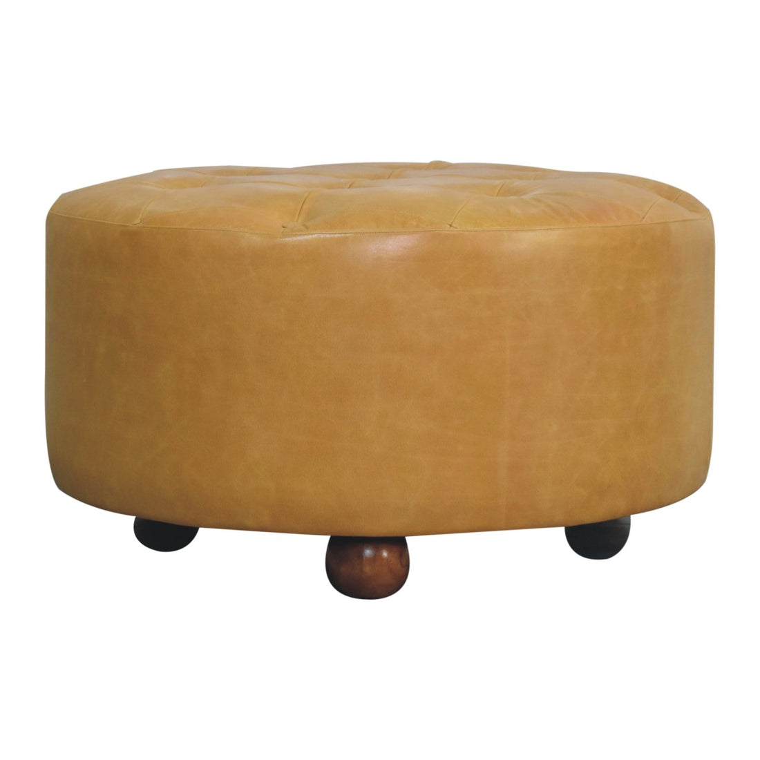 Amber Oak Leather Coffee Table