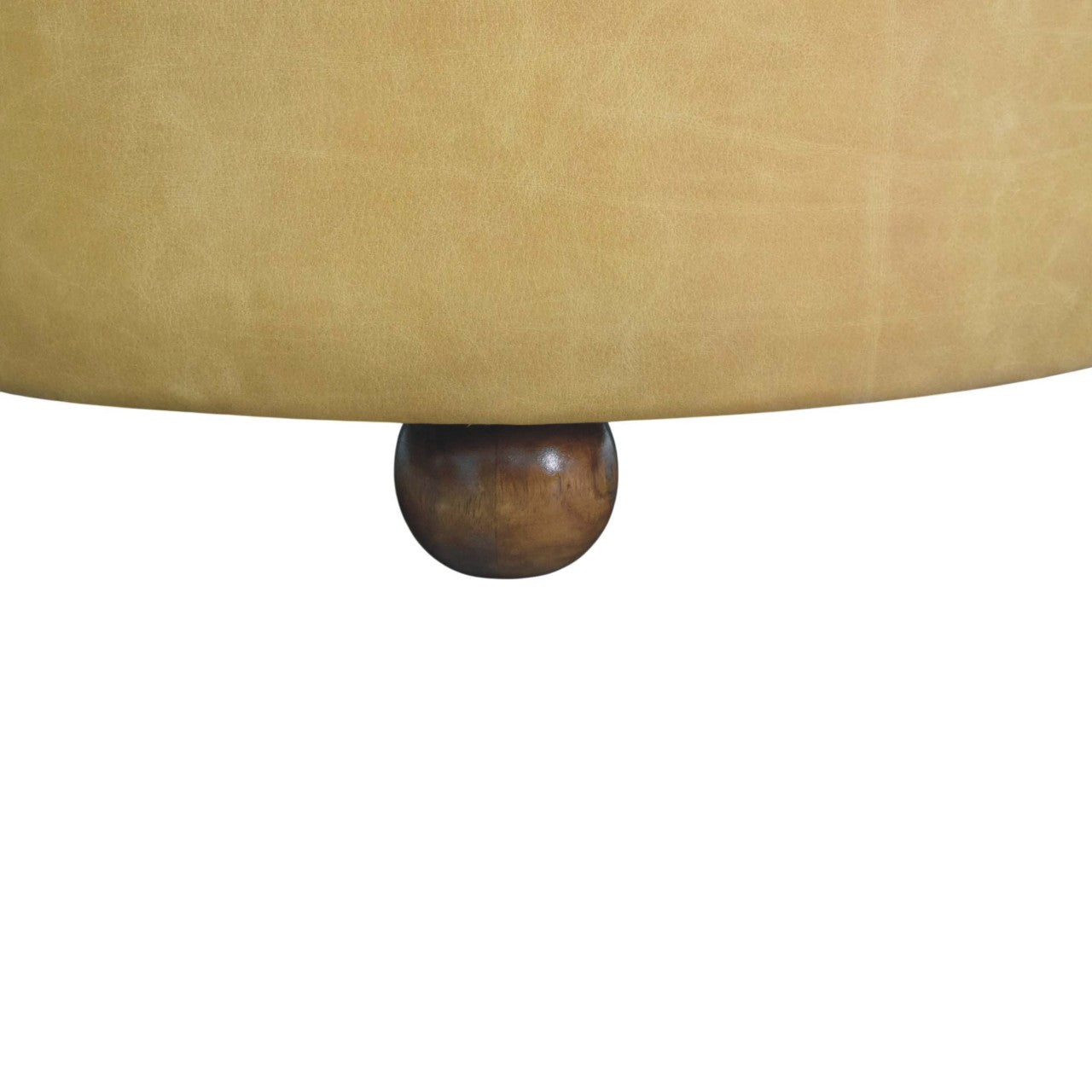 Amber Oak Leather Coffee Table