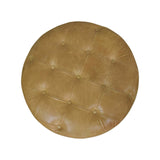 Amber Oak Leather Coffee Table