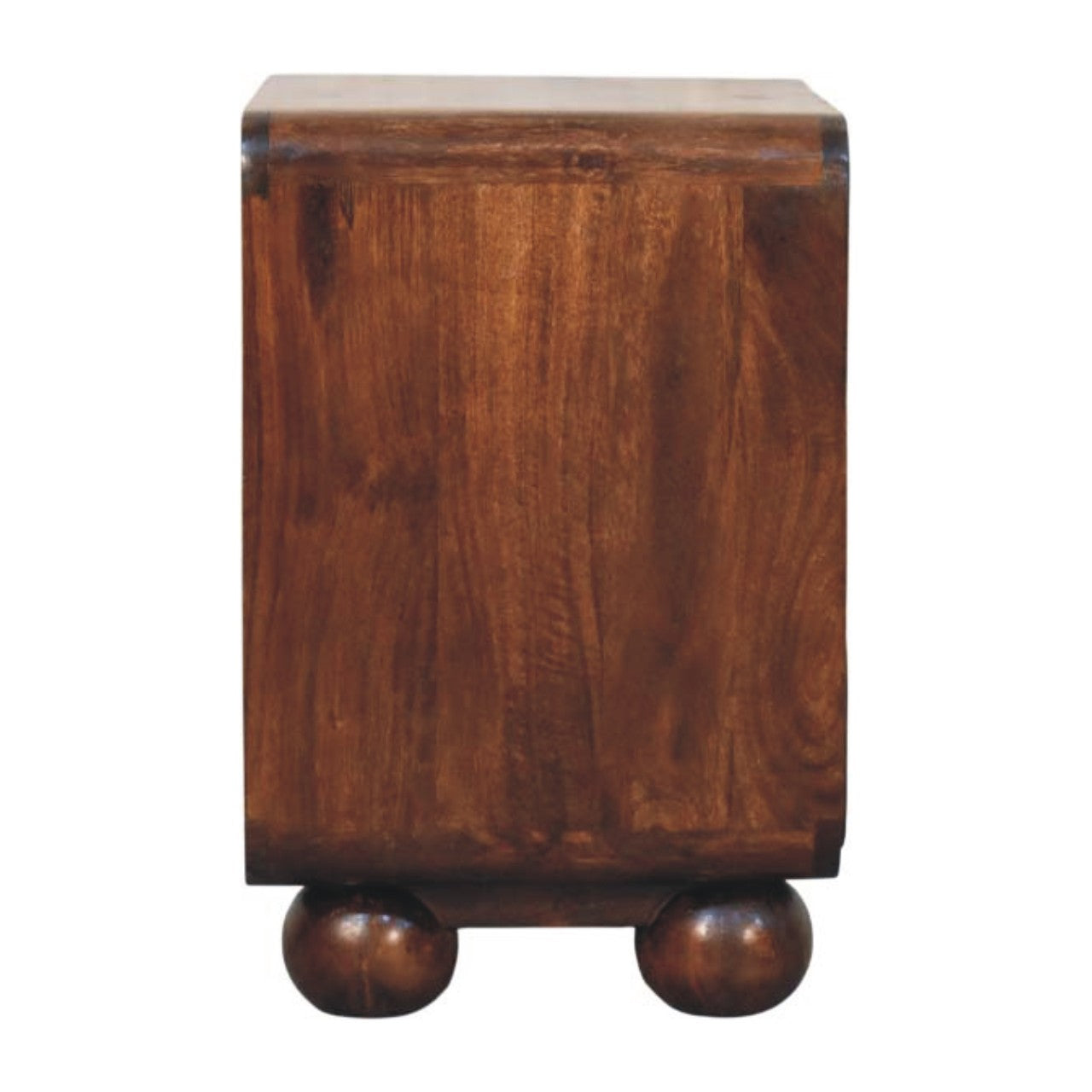 California Walnut Rattan Bedside