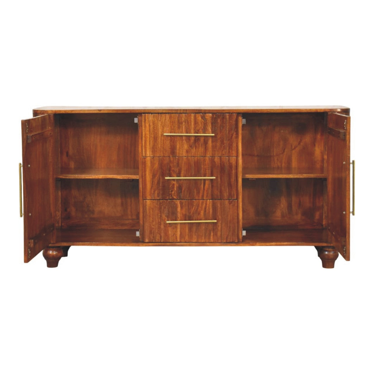 Chestnut Curve Sideboard