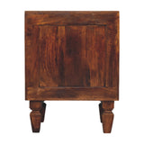 Harper Ribbed Chestnut Bedside