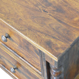 Spindle Beaded Bedside Table