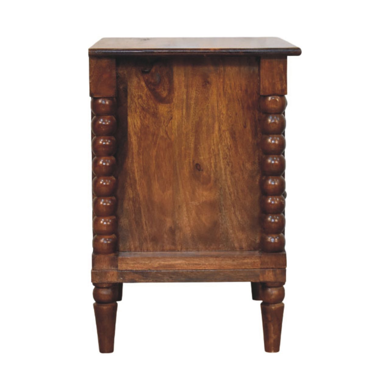 Spindle Beaded Bedside Table
